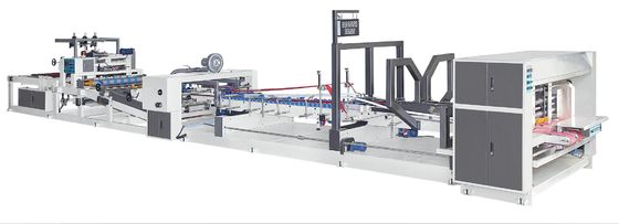 High Speed Automatic Folder Gluer Machine 130m/min For Carton Box Folding Gluer