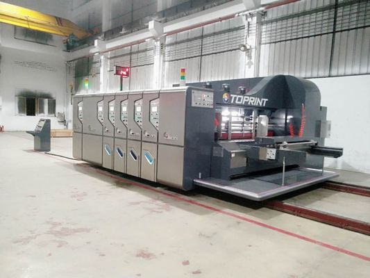 Servo Control Flexo Printer Slotter Die Cutter Fully Automatic Corrugated Box Making Machine