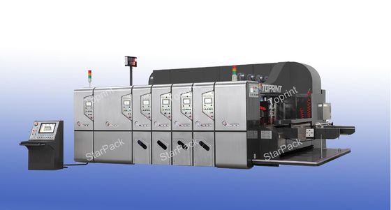 Automatic Flexo Printing Slotting Machine 350 Sheets/Min Fully Computerized Control