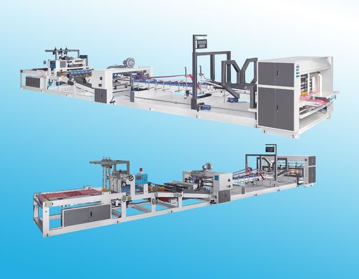 Automatic Carton Folder Gluer Machine 150m/min easy operation