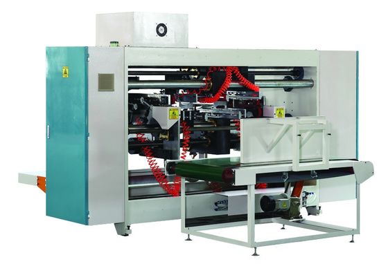 3000kg Semi Automatic Box Stitching Machine 3800mm Twin Head Semi Auto Stitcher
