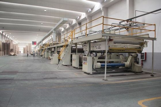 Patent Corrugated Cardboard Production Line 150m/Min 5 Ply FULL Automatic